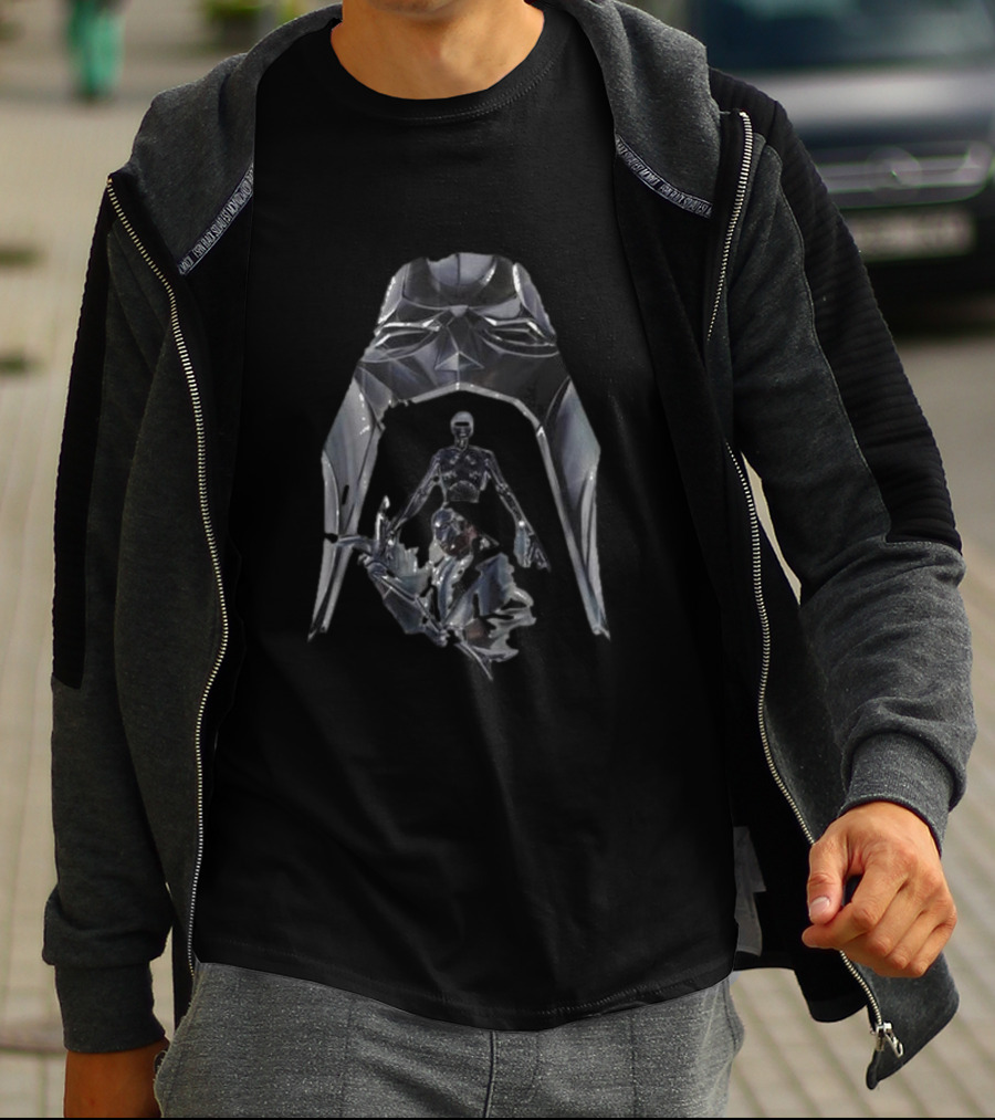 Silver Surfer Weeknd Darth Vader Mashup T-Shirt