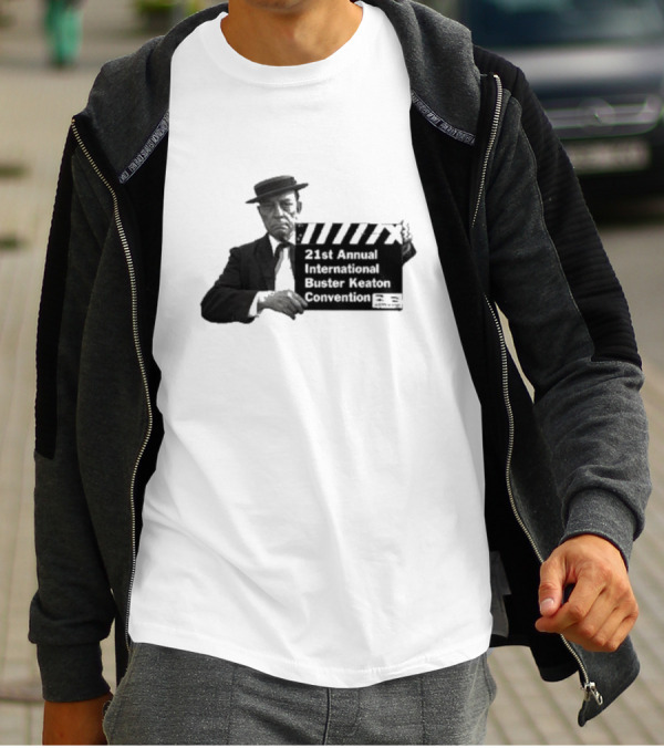 21st Annual International Buster Keaton Convention Clapboard T-Shirt