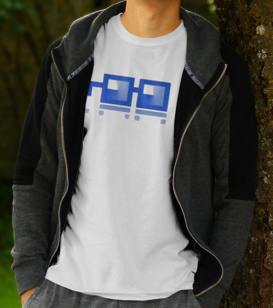 Based And Nounish Onchain Summer Pixelated Glasses T-Shirt