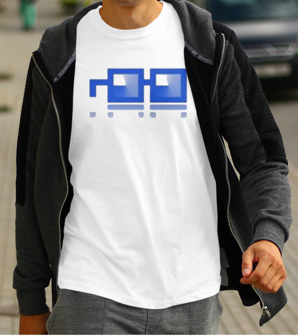 Based And Nounish Onchain Summer Pixelated Glasses T-Shirt