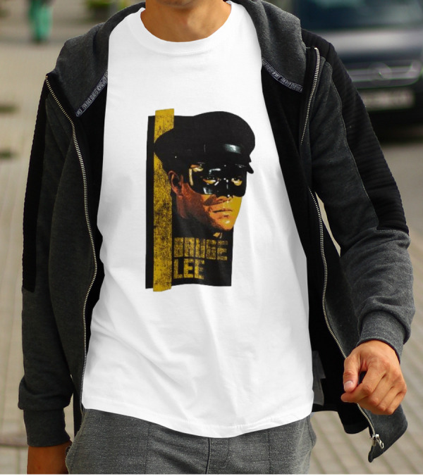 Bruce Lee Green Hornet Masked T-Shirt