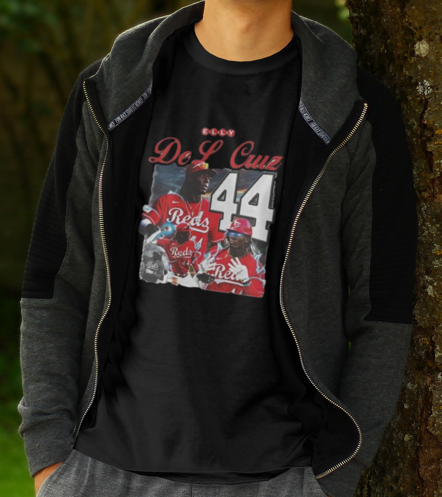 Elly De La Cruz Reds 44 Cincinnati Baseball Electricidad T-Shirt