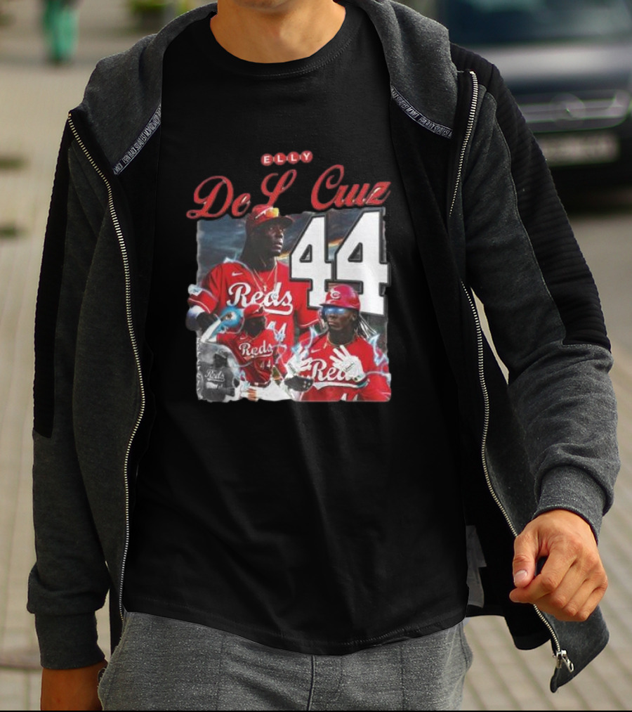 Elly De La Cruz Reds 44 Cincinnati Baseball Electricidad T-Shirt