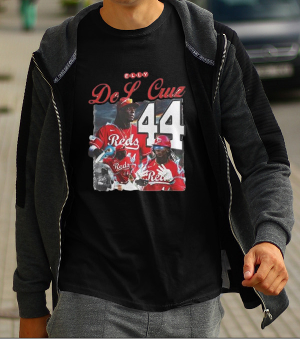 Elly De La Cruz Reds 44 Cincinnati Baseball Electricidad T-Shirt