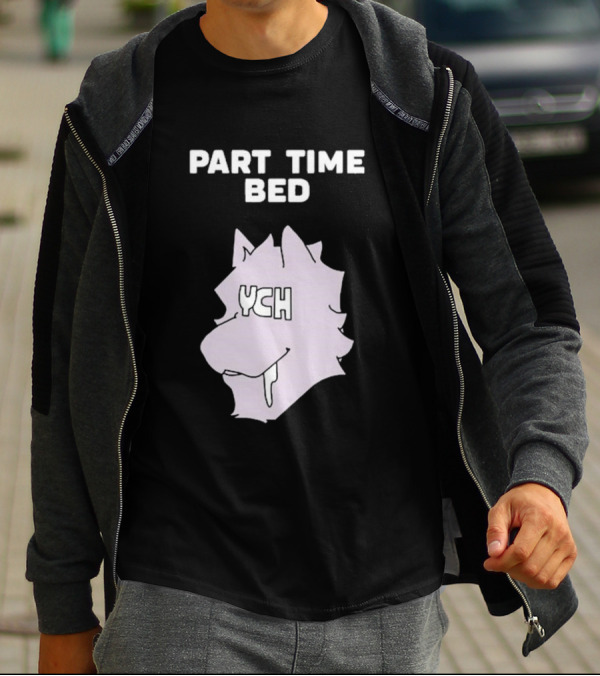 Gustav Indycar Part Time Bed YCH Wolf Head T-Shirt
