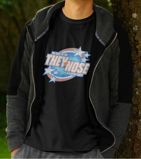The Race To The They Nose Cji After Party Stars And Swirls T-Shirt