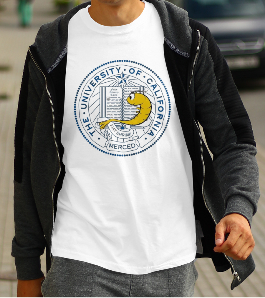 The University Of California Fiat Shrimp Merced Seal T-Shirt