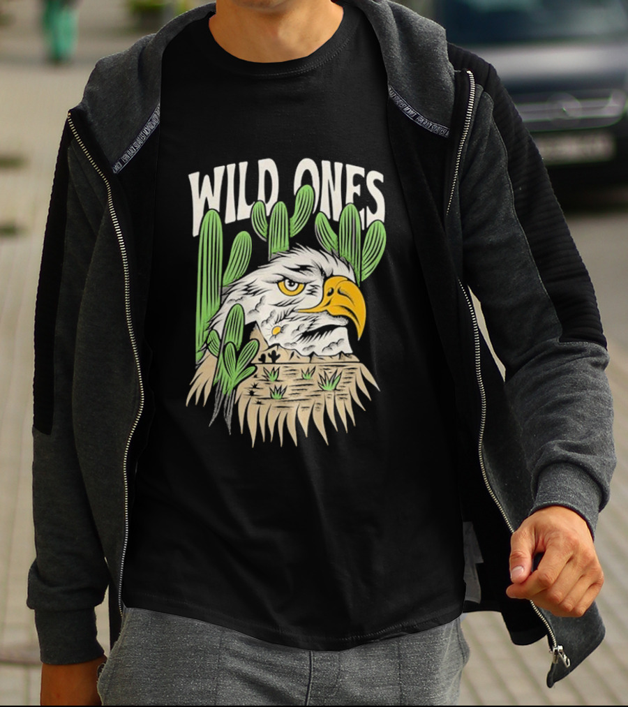 Wild Ones Eagle Desert Landscape T-Shirt