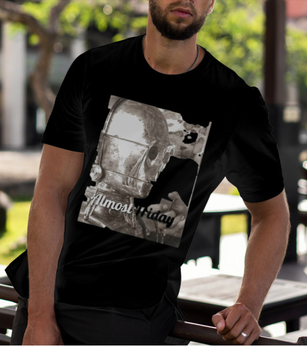 Almost Friday Star Wars C-3PO Smoking T-Shirt