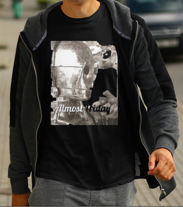 Almost Friday Star Wars C-3PO Smoking T-Shirt