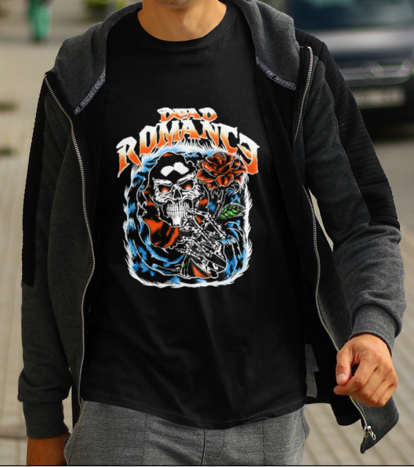 DEAD ROMANCE Skull Rose T-Shirt