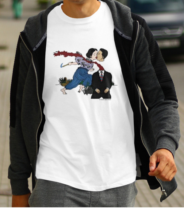 Geordie Greep The New Sound Kiss And Scarf Metaphor T-Shirt