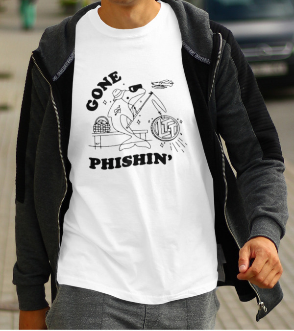 Gone Phishin Miami Dolphins Lure Catch T-Shirt