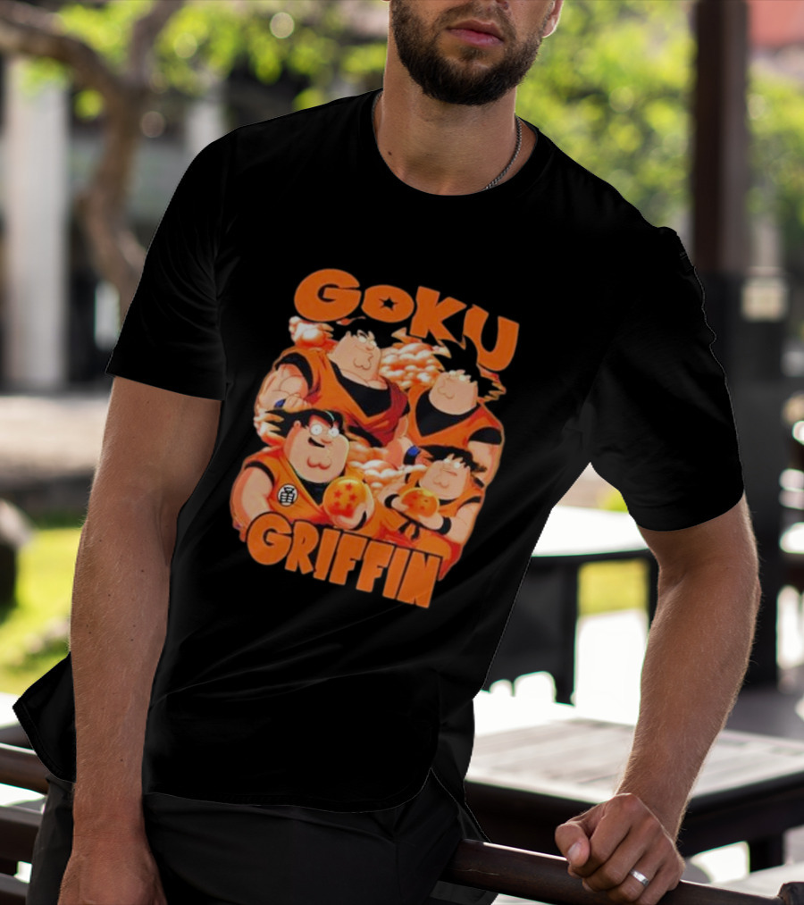 Goku Griffin Anime Family Crossover T-Shirt