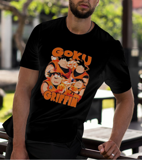 Goku Griffin Anime Family Crossover T-Shirt