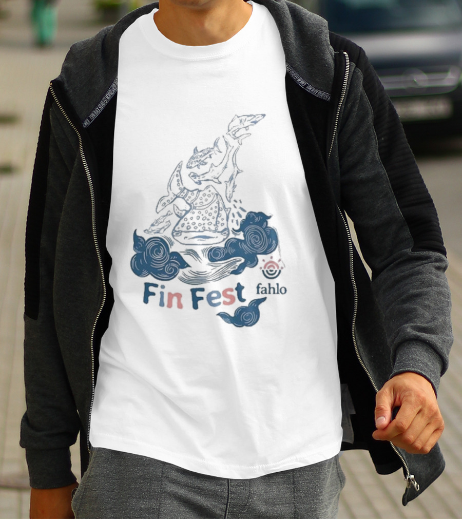 Fahlo Fin Fest Event Kaitlyn Clouds T-Shirt