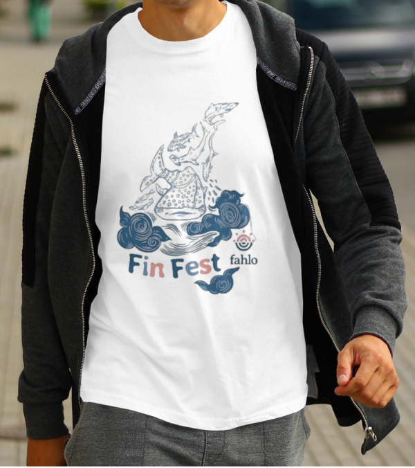 Fahlo Fin Fest Event Kaitlyn Clouds T-Shirt