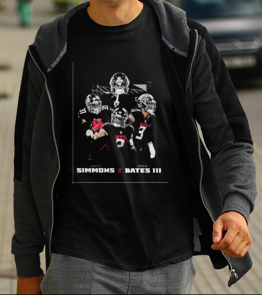 Justin Simmons X Jessie Bates III NFL Collaboration T-Shirt
