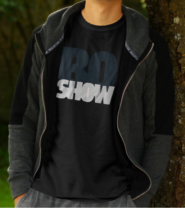 Bo Nix The Bo Show Dark Bold Minimalist Text T-Shirt