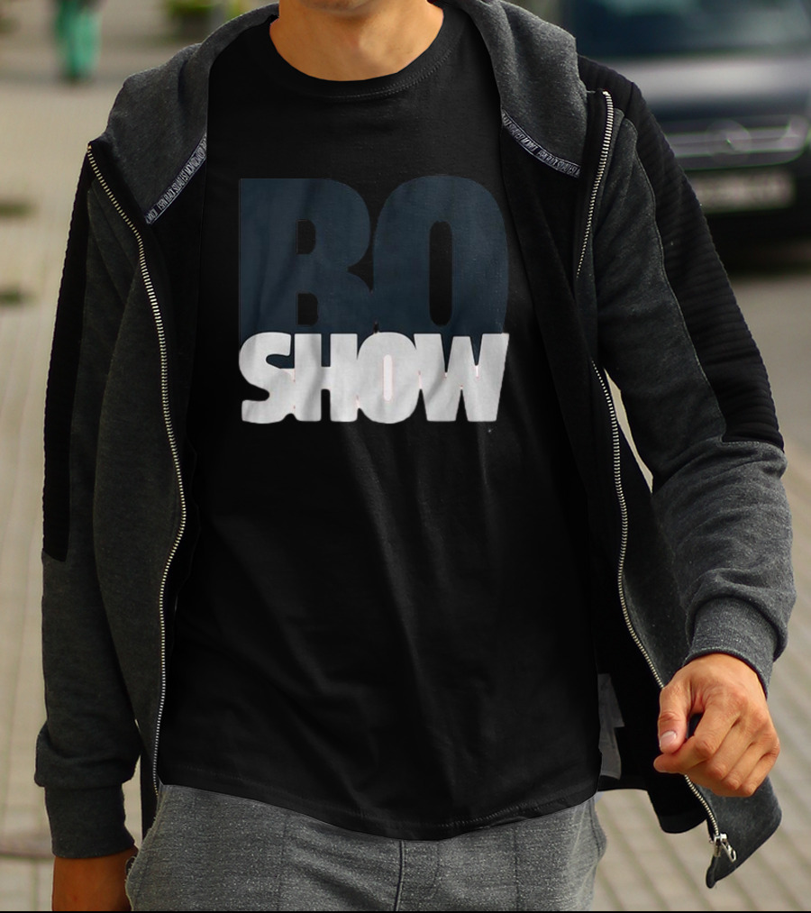 Bo Nix The Bo Show Dark Bold Minimalist Text T-Shirt