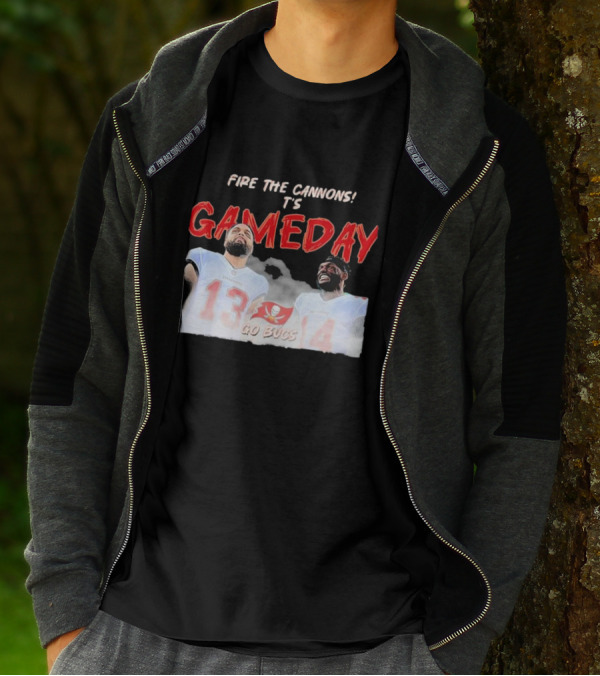Fire The Cannons It's Gameday Go Bucs Buccaneers Gameday T-Shirt