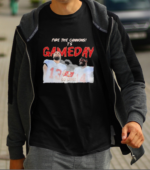 Fire The Cannons It's Gameday Go Bucs Buccaneers Gameday T-Shirt