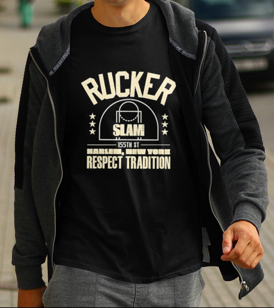 Rucker Park Slam 155th St Harlem New York Respect Tradition T-Shirt