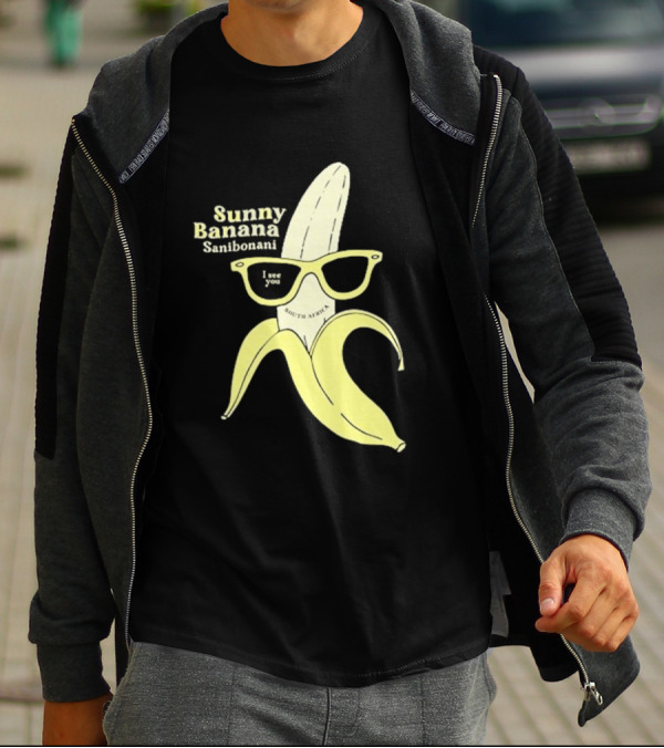 Sunny Banana Sanibonani I See You South Africa T-Shirt