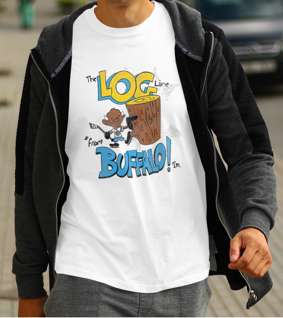 The Log Line From Buffalo Joe Lodico Buffalo Bills T-Shirt