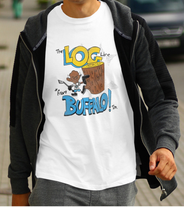The Log Line From Buffalo Joe Lodico Buffalo Bills T-Shirt