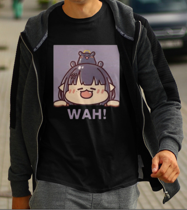 Hololive WAH Win All Heart Cute Anime Character T-Shirt