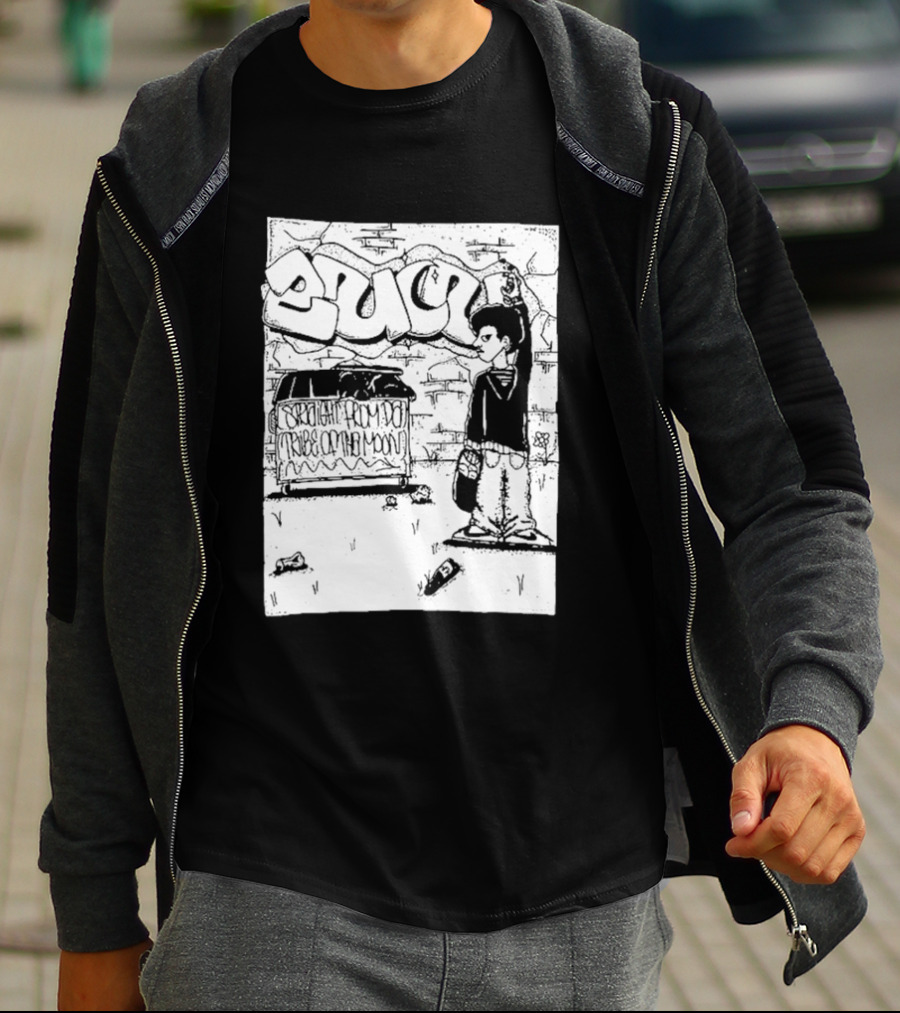 Zulu Black Powerviolence Street Art From The Tribe Of The Moon T-Shirt