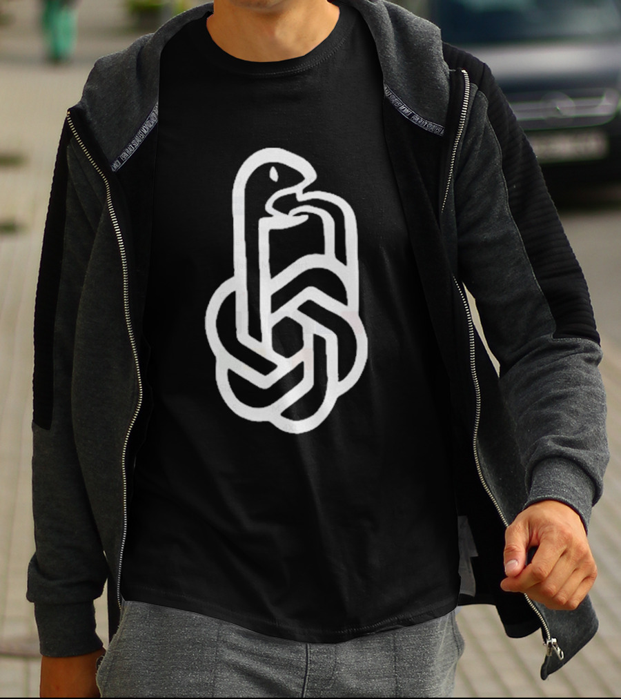 Aravind Srinivas Snake AI Knot T-Shirt