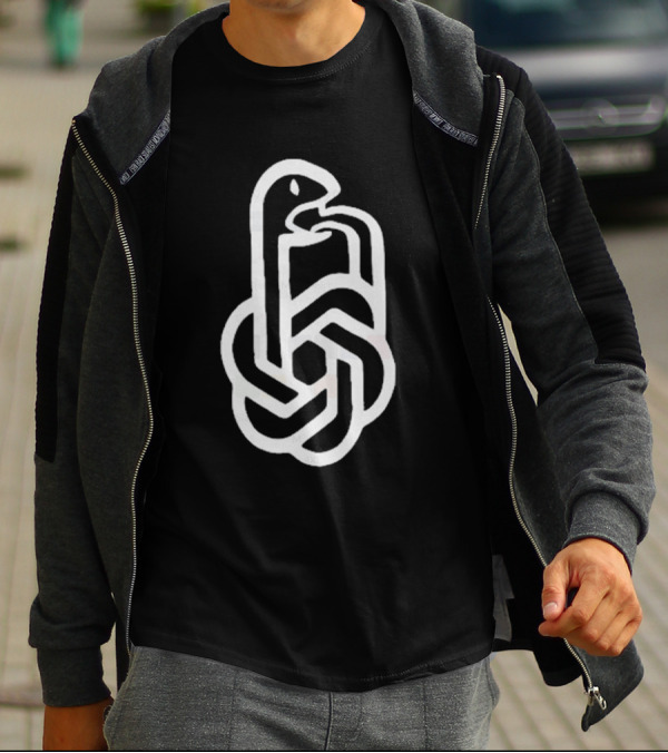 Aravind Srinivas Snake AI Knot T-Shirt