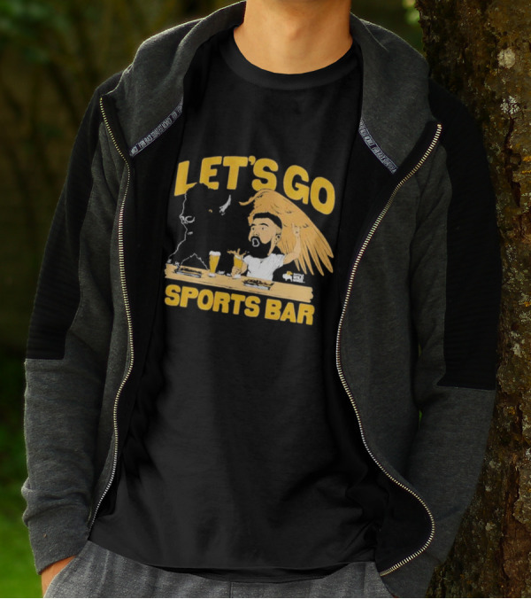 Let's Go Sports Bar Buffalo Wild Wings X Jason Kelce T-Shirt