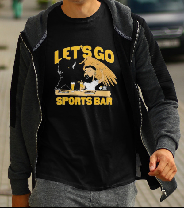 Let's Go Sports Bar Buffalo Wild Wings X Jason Kelce T-Shirt
