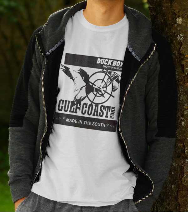 Duckboy Shotgun Shells Gulf Coast Punk Made In The South 12ga T-Shirt