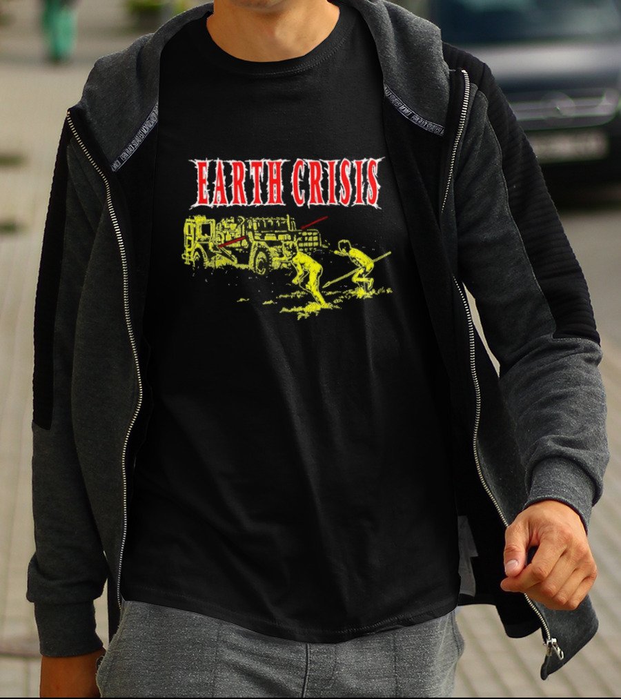 EARTH CRISIS Death Machines Human Conflict Scene T-Shirt
