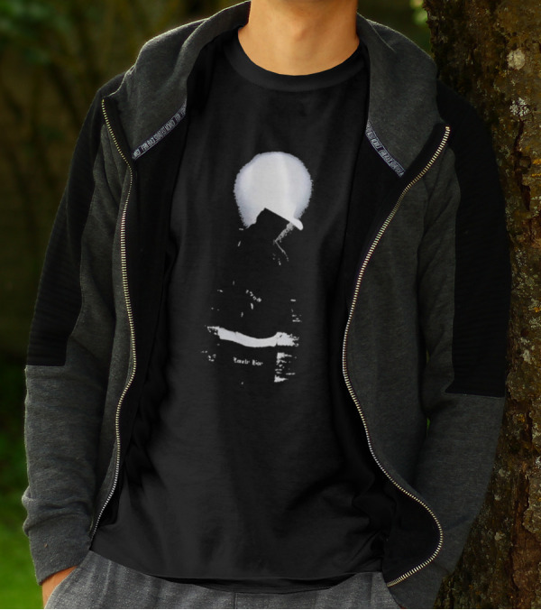 Lonely Boy Paradise Black Enigmatic Silhouette Hat Contrast T-Shirt