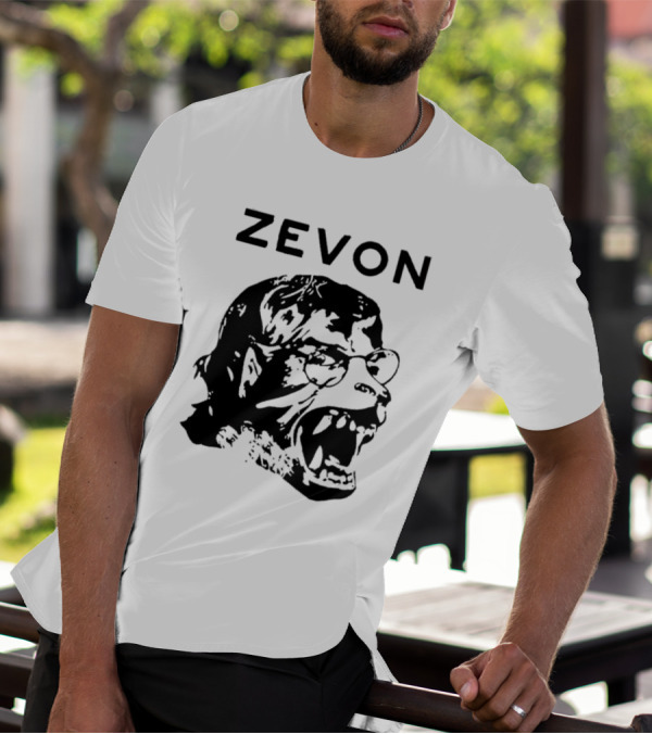 Zevon Angry Face Drawing T-Shirt