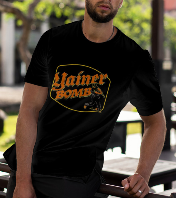 Yainer Diaz Yainer Bomb Baseball Players T-Shirt