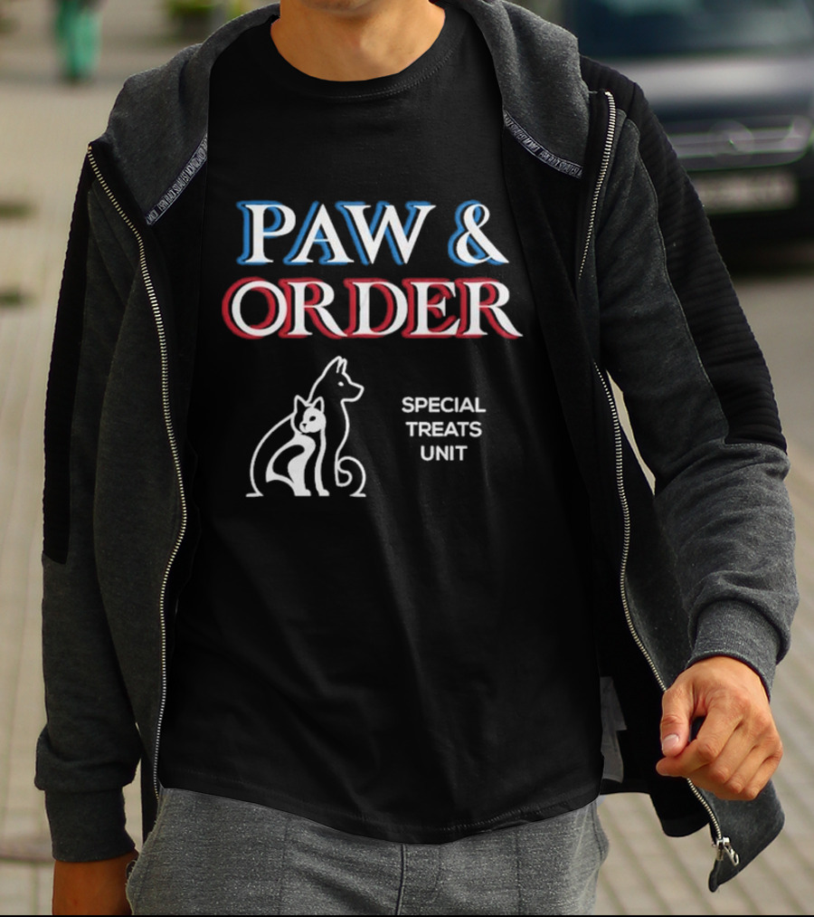 Paw And Order Special Treats Unit Dog Cat T-Shirt