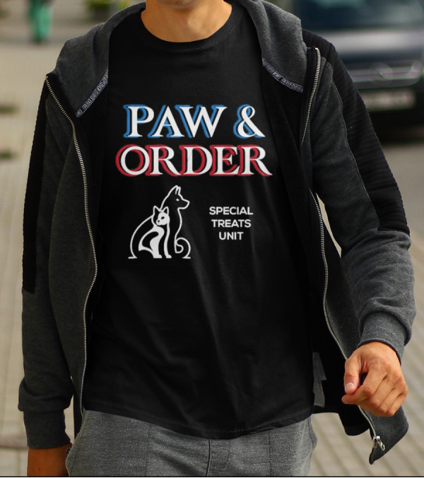 Paw And Order Special Treats Unit Dog Cat T-Shirt