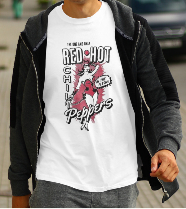 The One And Only Red Hot Chili Peppers In The Flesh T-Shirt