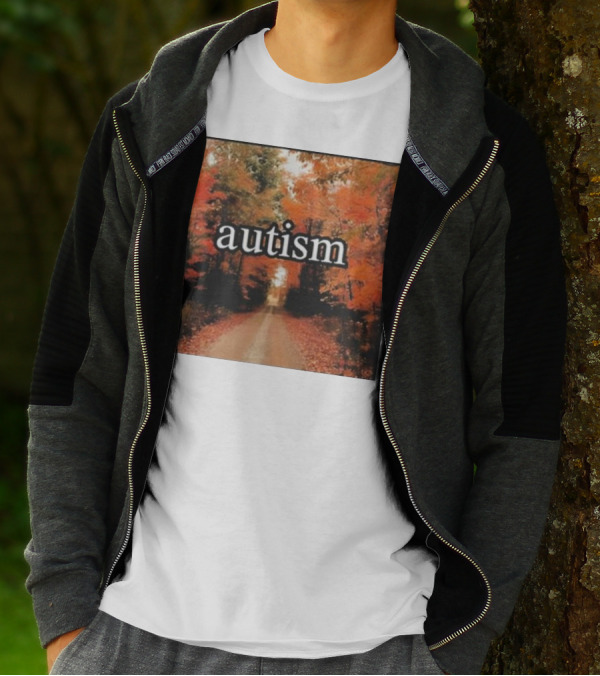 Autism In An Autumn Forest Pathway T-Shirt