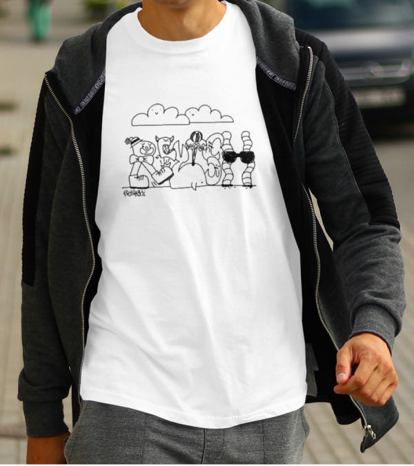 Relish MTD Artgang Montreal Playful Characters Design By FGFEEL T-Shirt