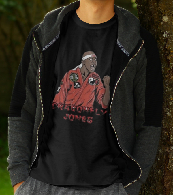 Dragonfly Jones Martin Lawrence Cartoon Mma Karate Kung Fu Martial Arts Iconic Red Gi T-Shirt