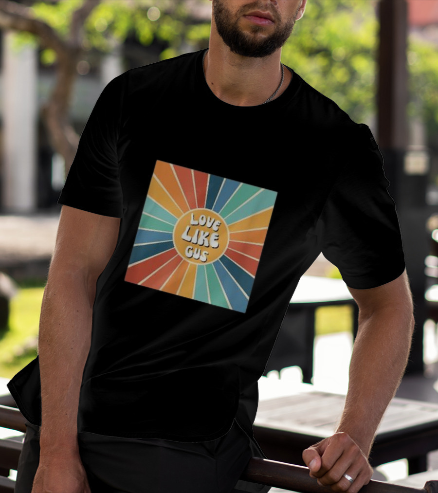 Love Like Gus Retro Sunshine Stripes T-Shirt