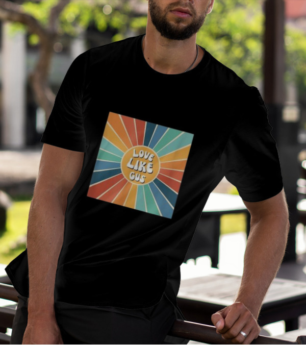 Love Like Gus Retro Sunshine Stripes T-Shirt