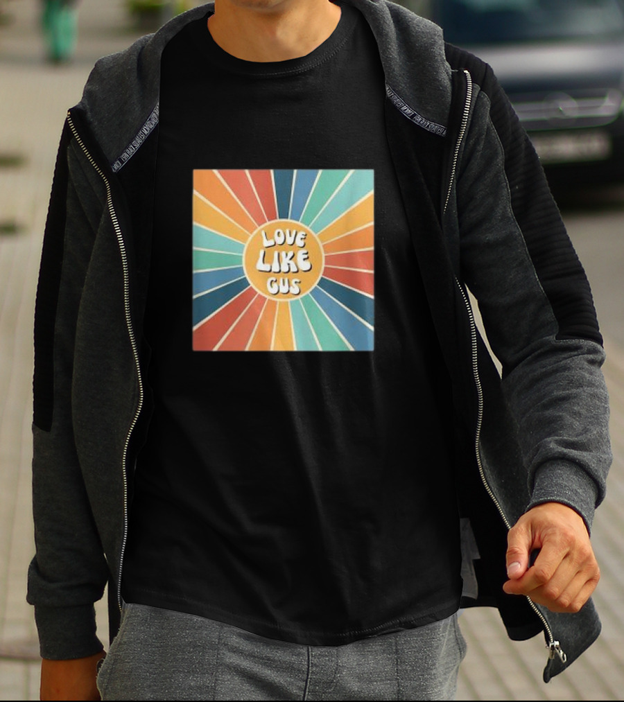 Love Like Gus Retro Sunshine Stripes T-Shirt